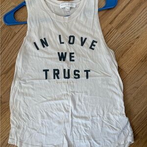 Spiritual Gangster Tank Top - In Love We Trust